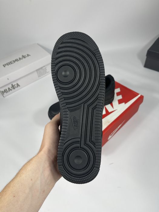 (БЕЗ ПЕРЕДОПЛАТИ) Кросівки Nike Air Force 1 Black чорні найк ар форс