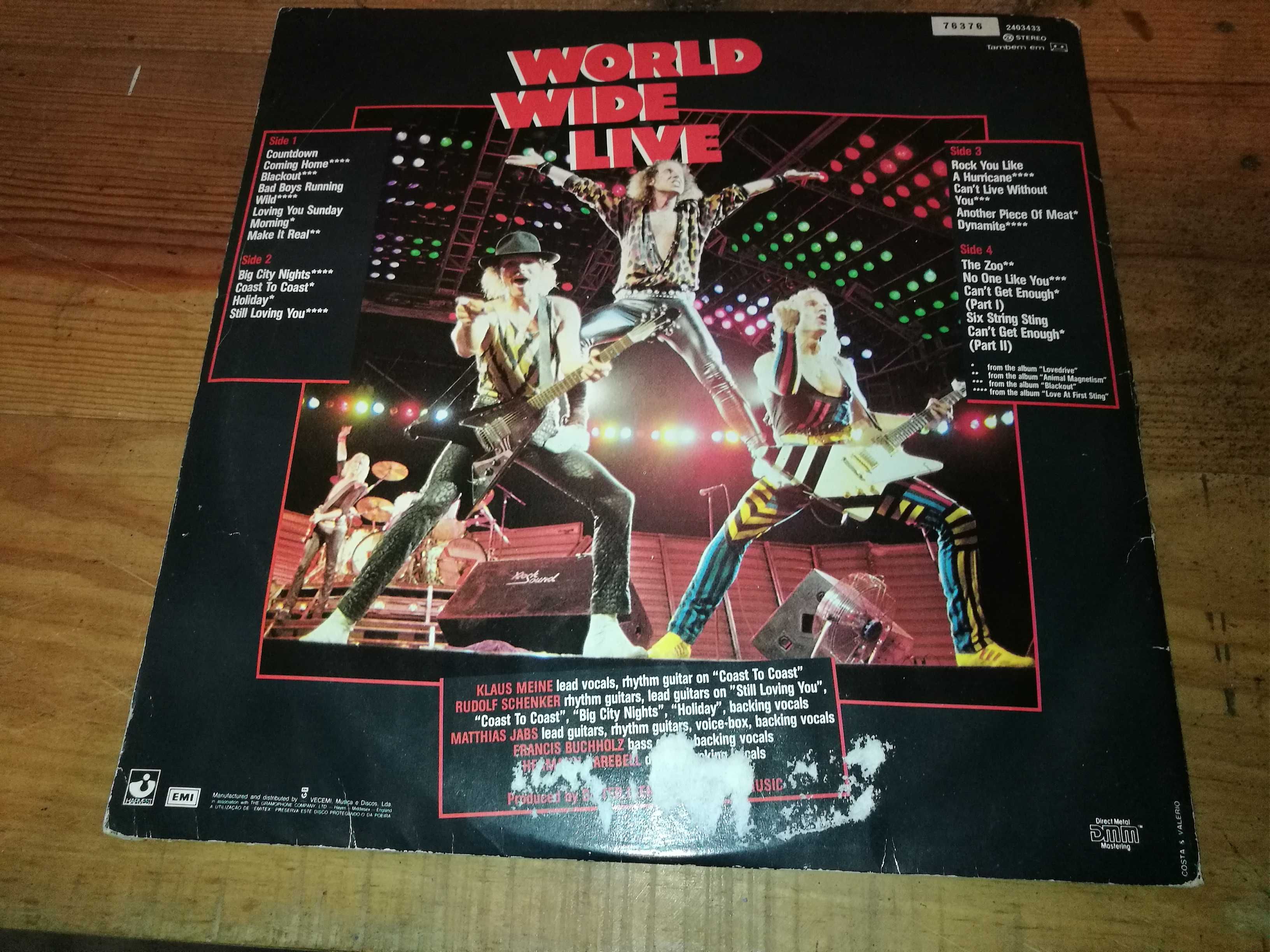 SCORPIONS (METAL-HARD-ROCK) World Wide Live(Ed PORT-Gatefold-1984)2xLP