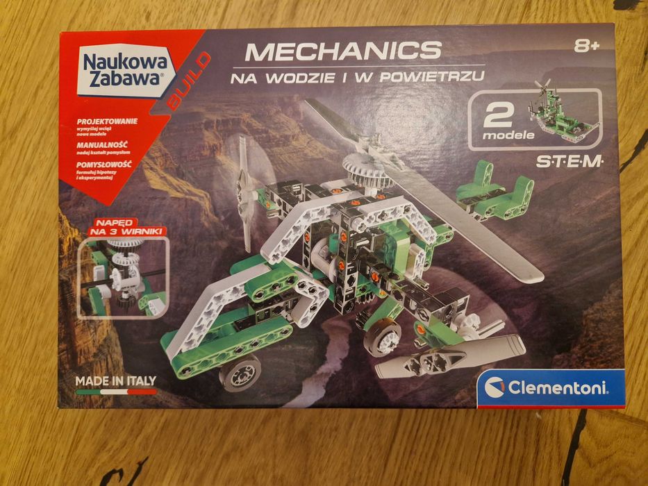 zestaw konstrukcyjny Mechanics na wodzie i w powietrzu Clementoni