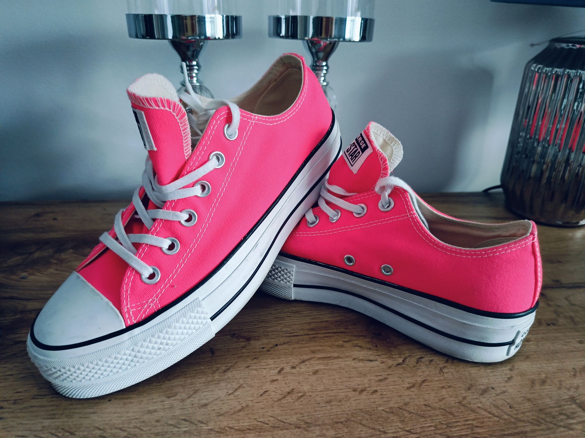 Trampki all Star Converse 39,5 neonowe platforma