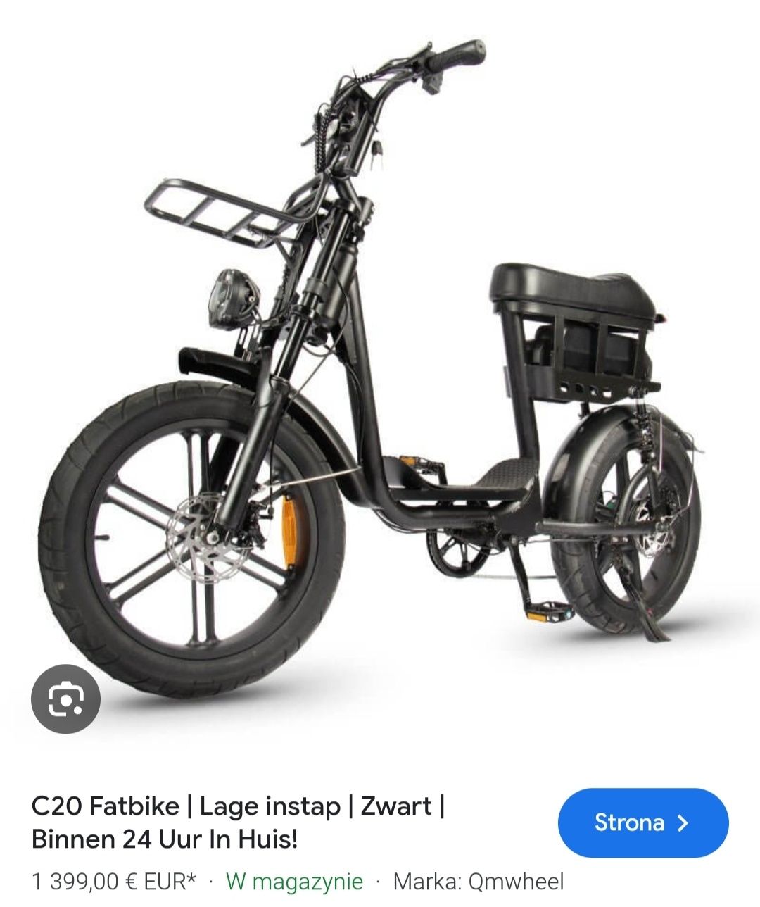 Rower Elektryczny FAT bike C20