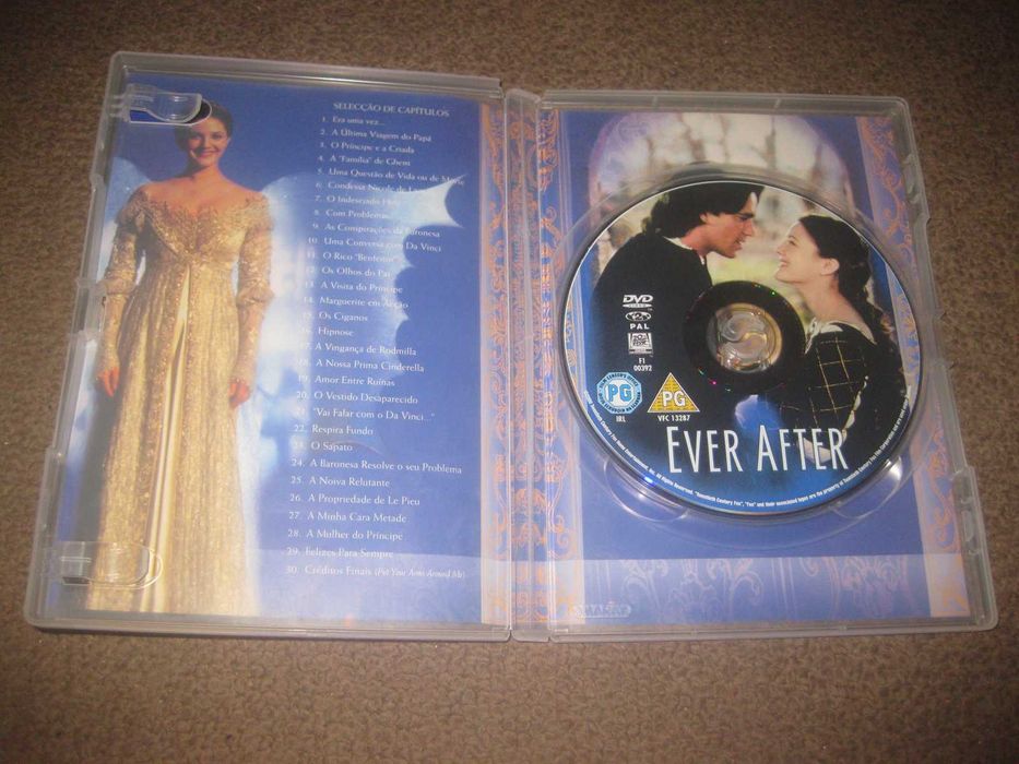DVD "Para Sempre Cinderela" com Drew Barrymore