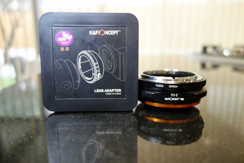 Adaptador Canon FD para Sony E-Mount (K&F Concept linha premium)