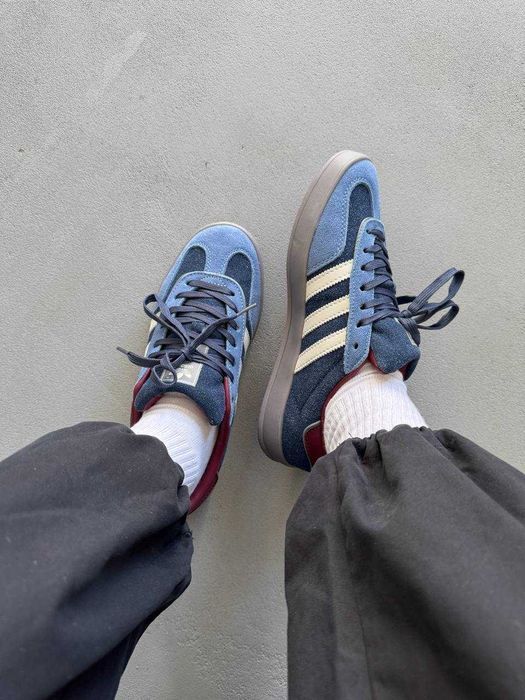 Кросівки Adidas Gazelle Blue/Red premium