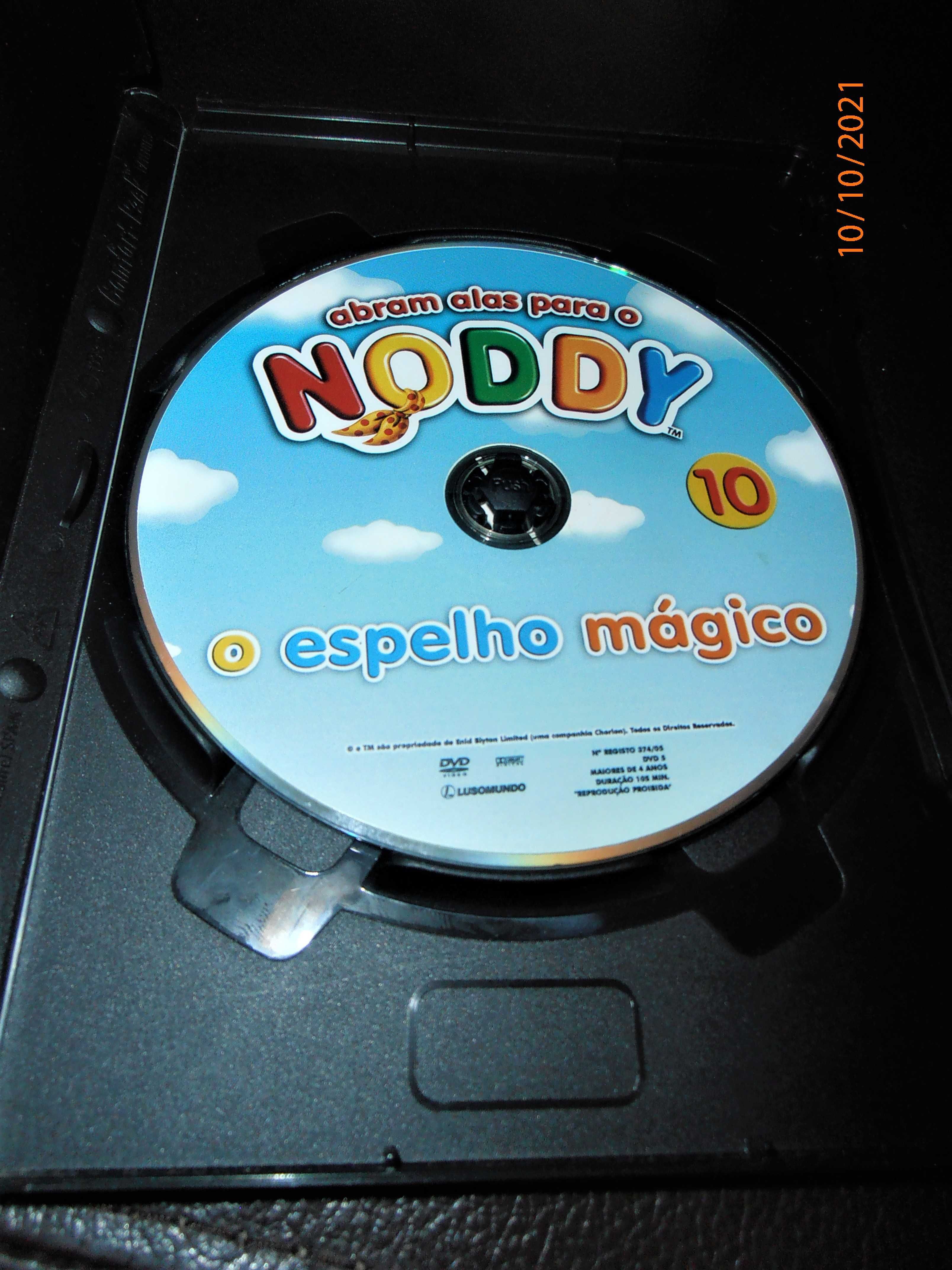 5 DVDs originais NODDY - Animação em 3D com jogos interactivos