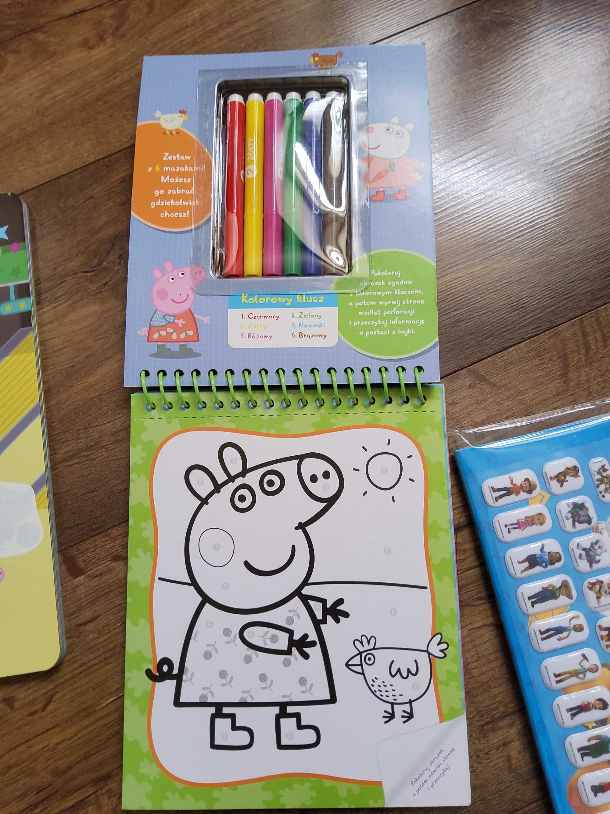 Książeczki, naklejki i pisaki wodne dla dzieci