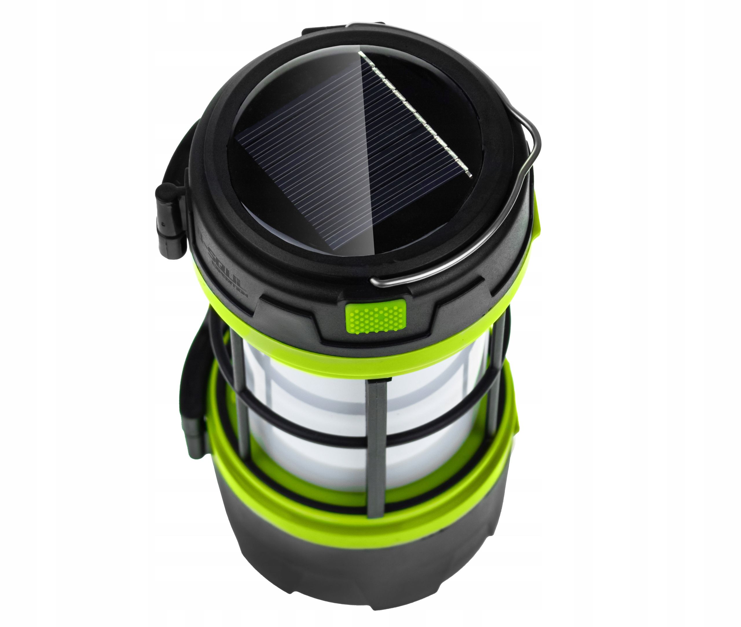Latarka lampa kempingowa solarna LED powerbank USB mocna 2w1 ładowarka