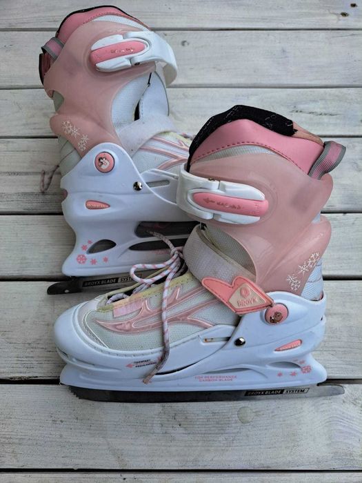 Łyżwy regulowane dla dziewczynki