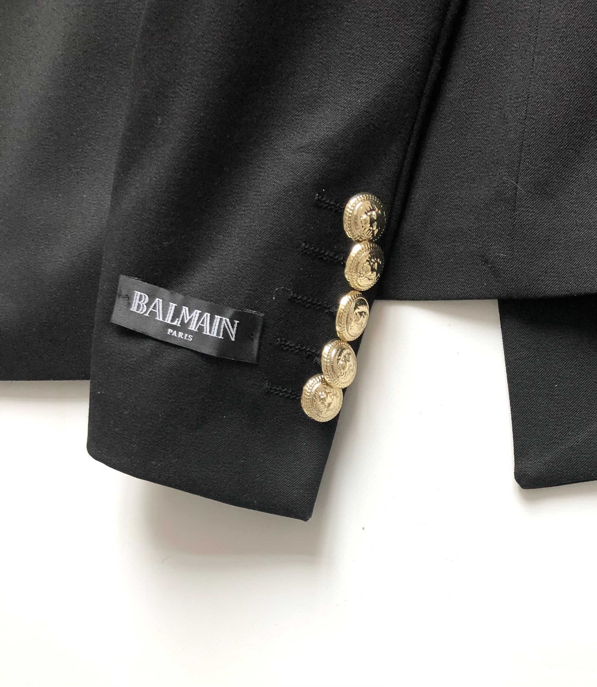 Balmain marynarka dwurzędowa blazer 58 XXL