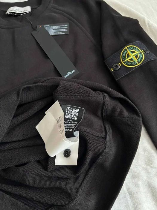 Вінтажний стон айленд кофта Stone Island / Свитшот черный стонік