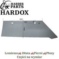 Lemiesz Rumptstad HARDOX 0227/P części do pługa 2X lepsze niż Borowe