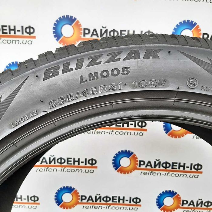 265/45 R21 Bridgestone Blizzak lm005 б/у шини 2шт * 2506388