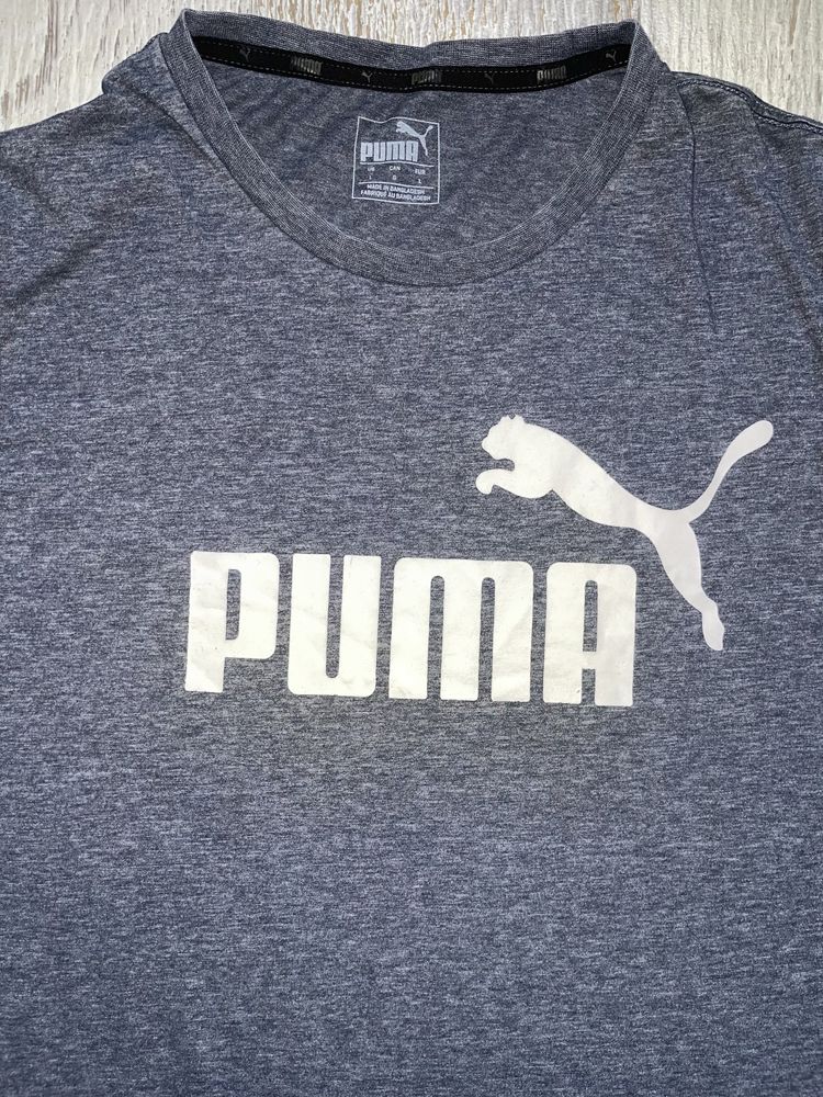Футболка чоловіча Puma ESS Heather Tee сірого кольору