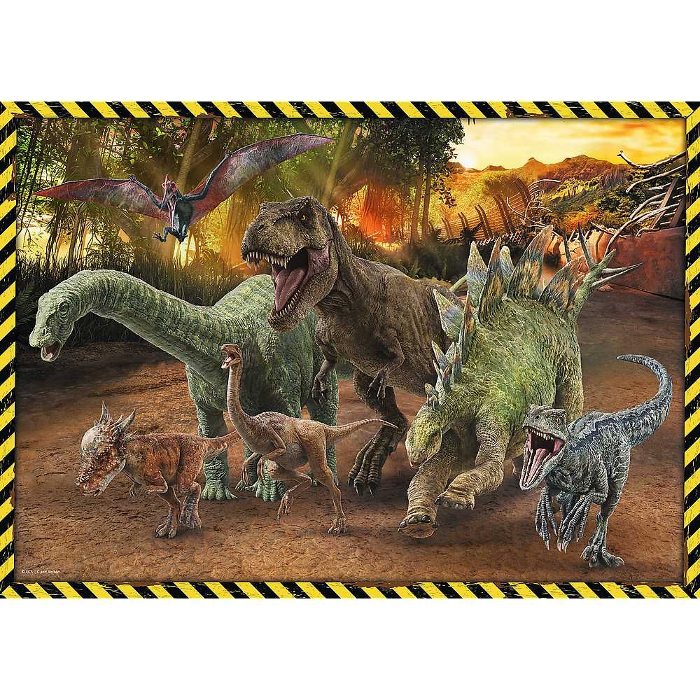 Trefl Puzzle 200 el. Jurassic World Dinozaury z parku jurajskiego