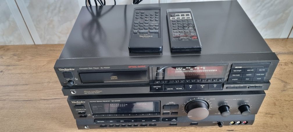 Amplituner Technics SA-GX200 , odtwarzacz CD SL-P 222A