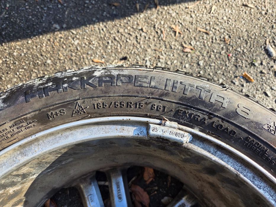 Шиповані шини 4шт. Nokian 185/55/R15