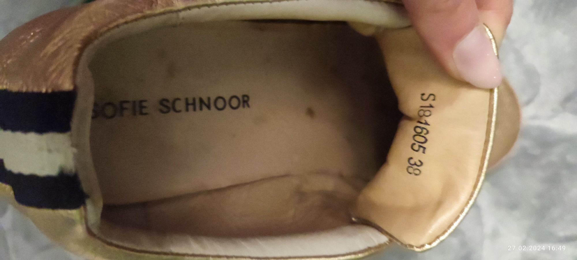 buty skórzane Sofie Schnoor rozm. 38
