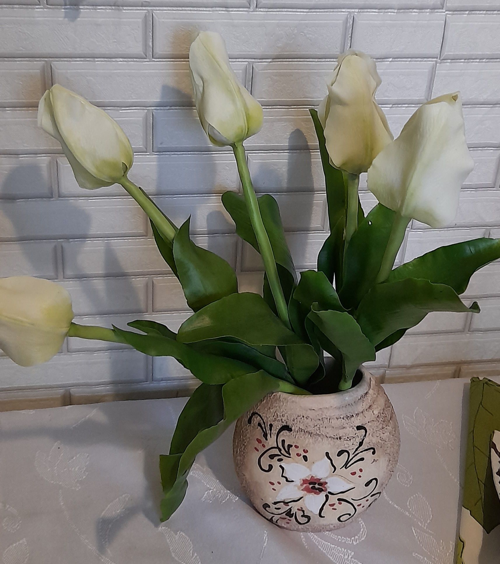 Шикарные тюльпаны ручной работы из холодного фарфора