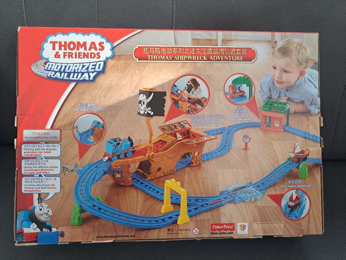 Fisher-Price TOMEK zestaw torów wrak statku