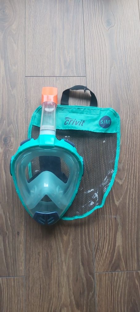 Maska do nurkowania snorkelingu Easybreath powierzchniowa Cirivit