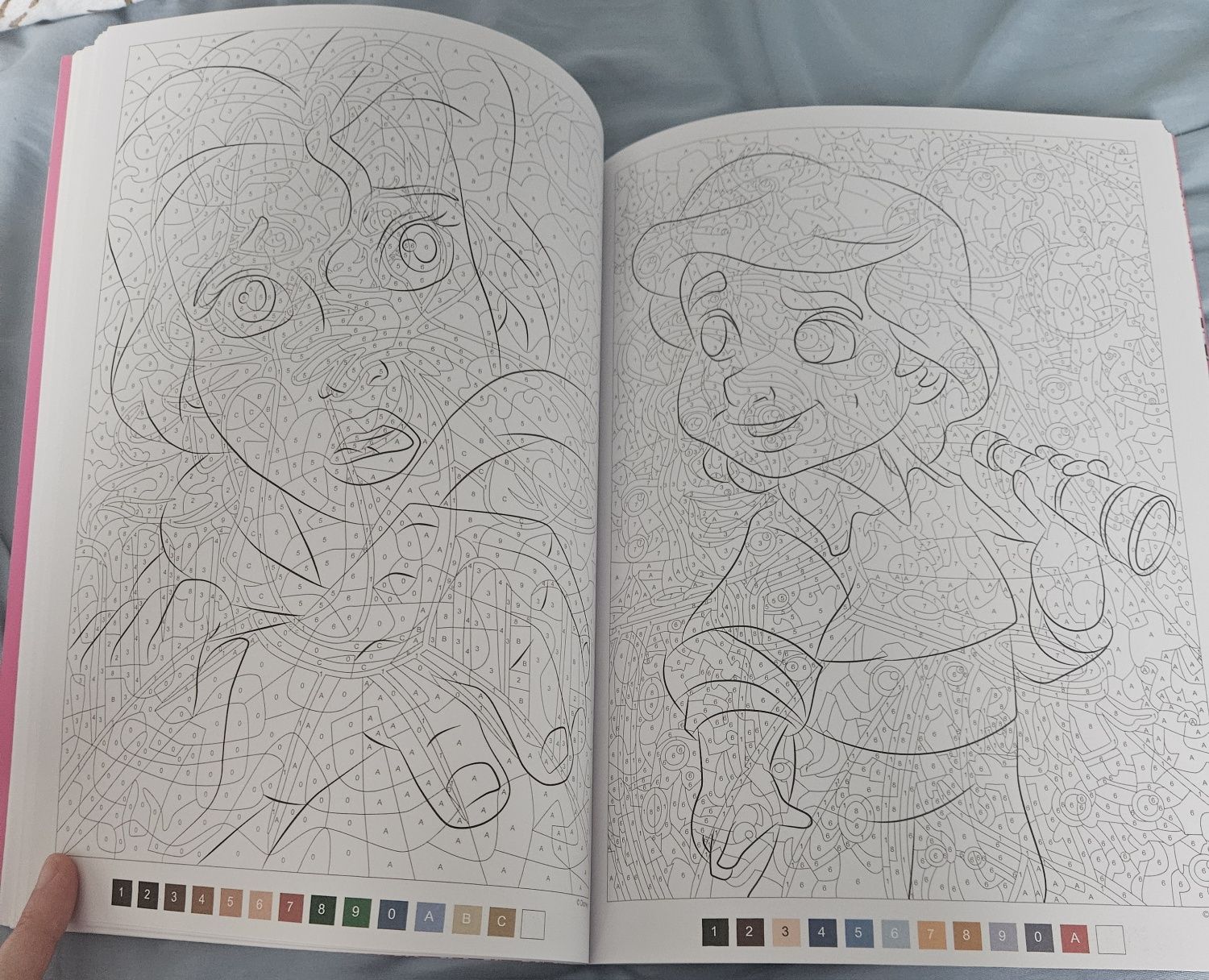 Coloriages mystères Trompe L'oeil Babies.  NOWA