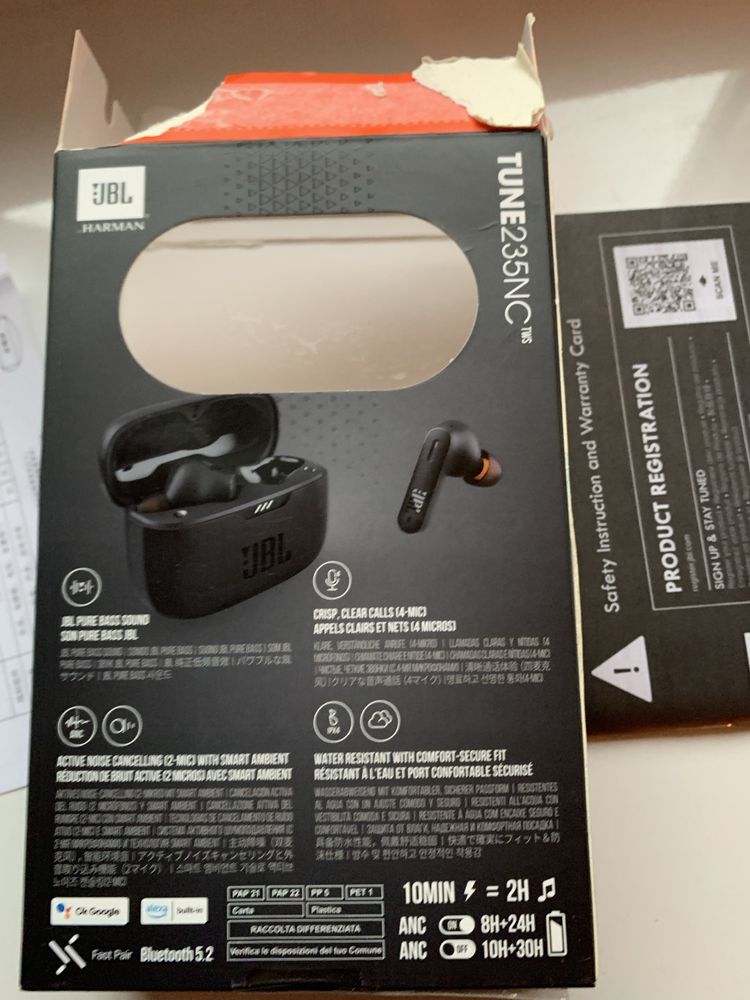 Jbl 235 nc tws oryginalne