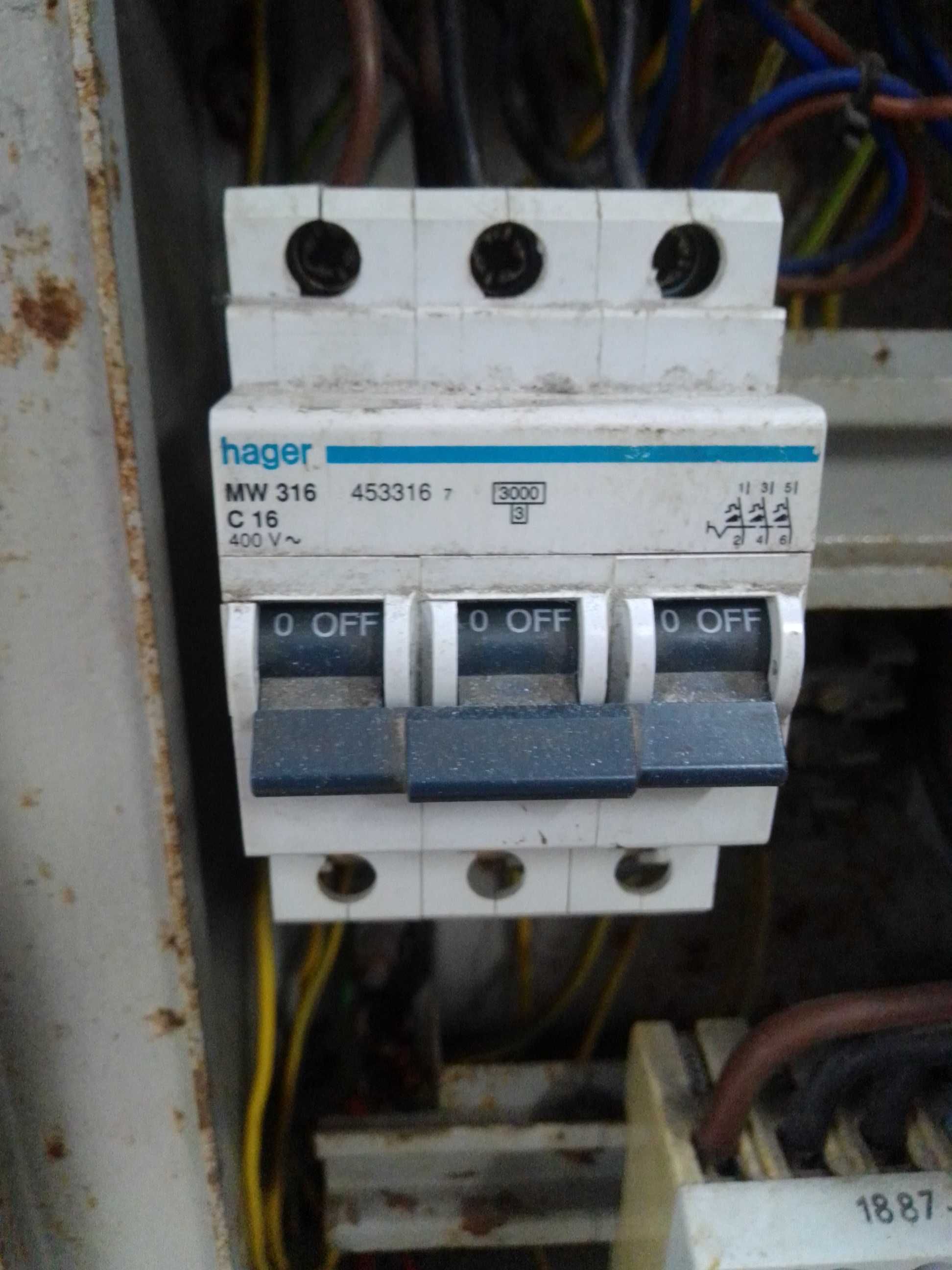 Quadro Elétrico com contactores