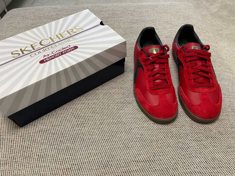 Skechers Hotshot vermelhos, tamanho 41