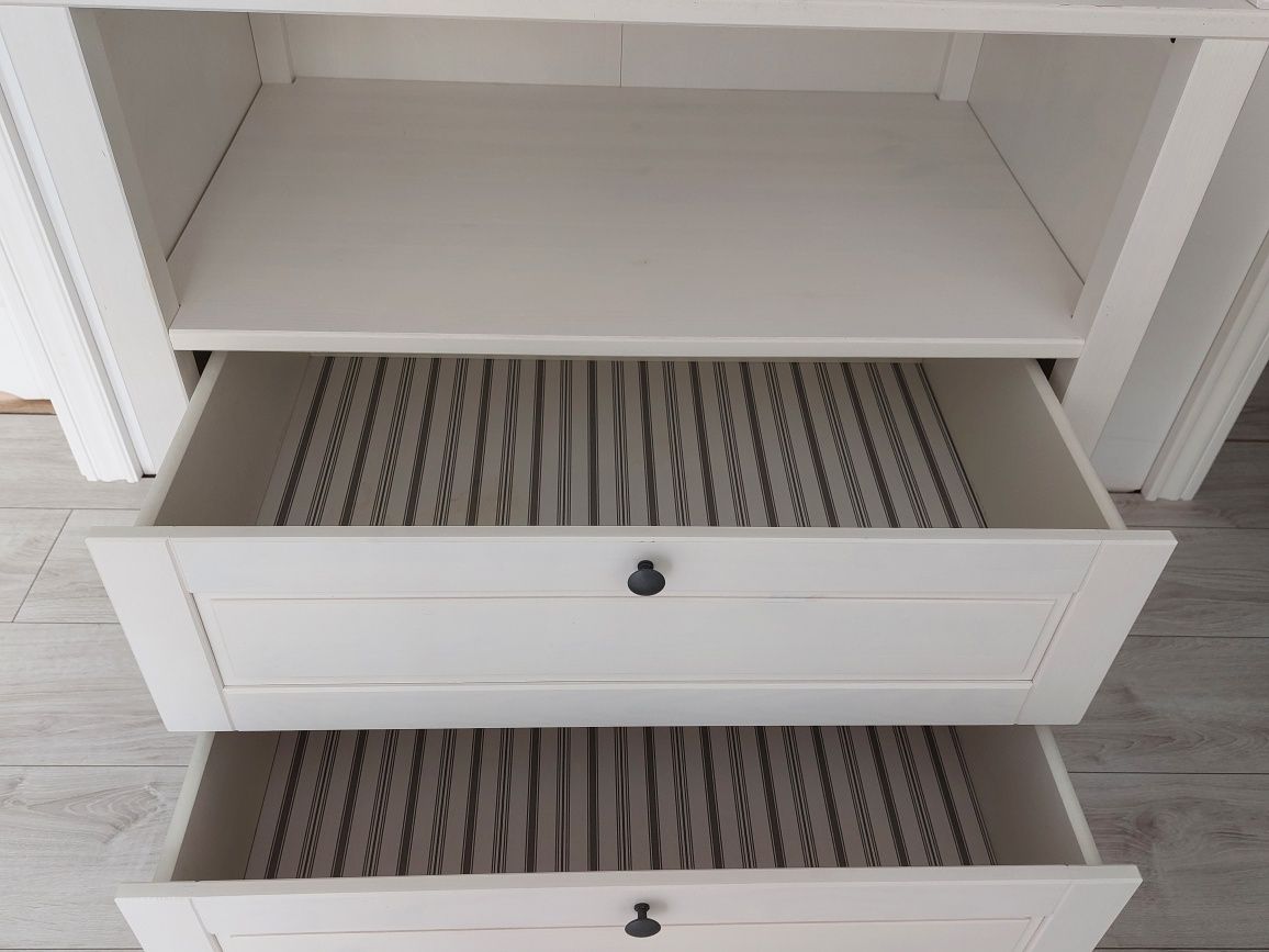 Przewijak komoda SUNDVIK Ikea + kosze