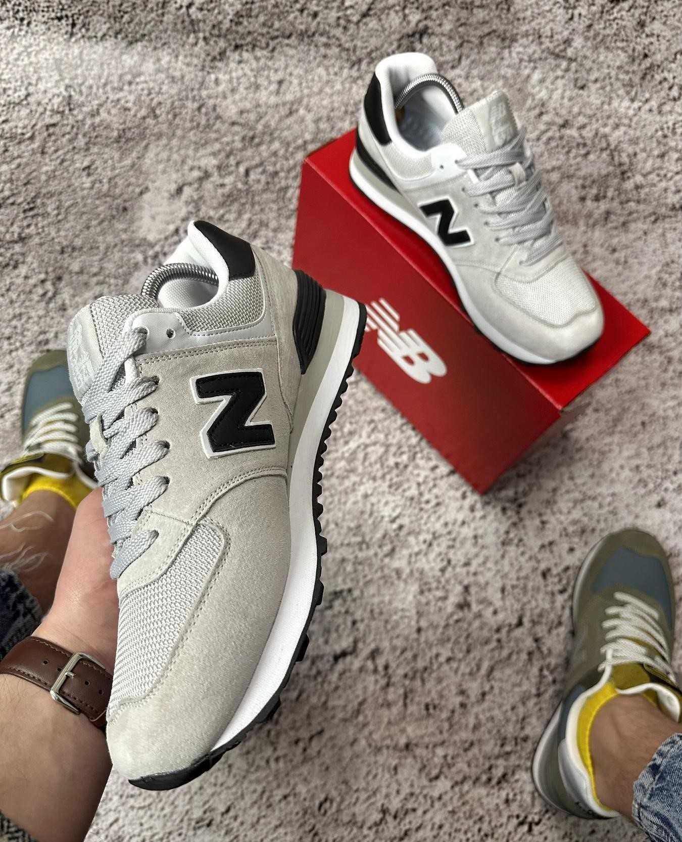 Кросівки для чоловіків New Balance 574, світлий сірий, для літа/весни