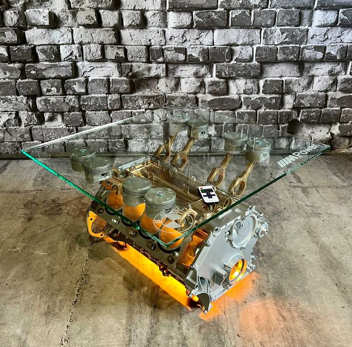 Stolik z bloku silnika V8 BMW MPower Premium *ModernArtWorks™ * M5 M3