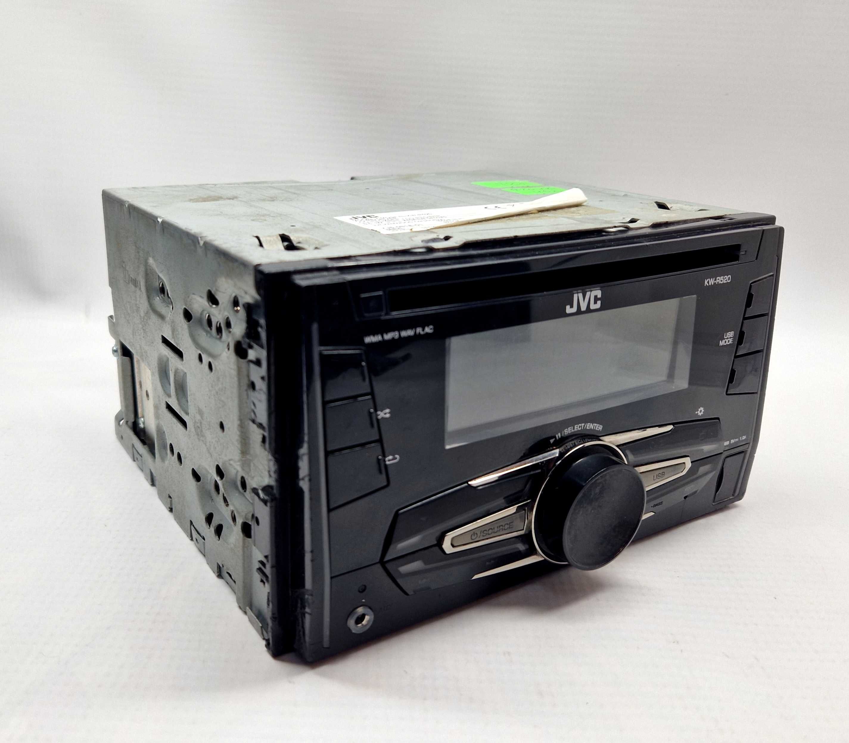 Radio samochodowe JVC KW-R520, USB, AUX, Komis Jasło Czackiego