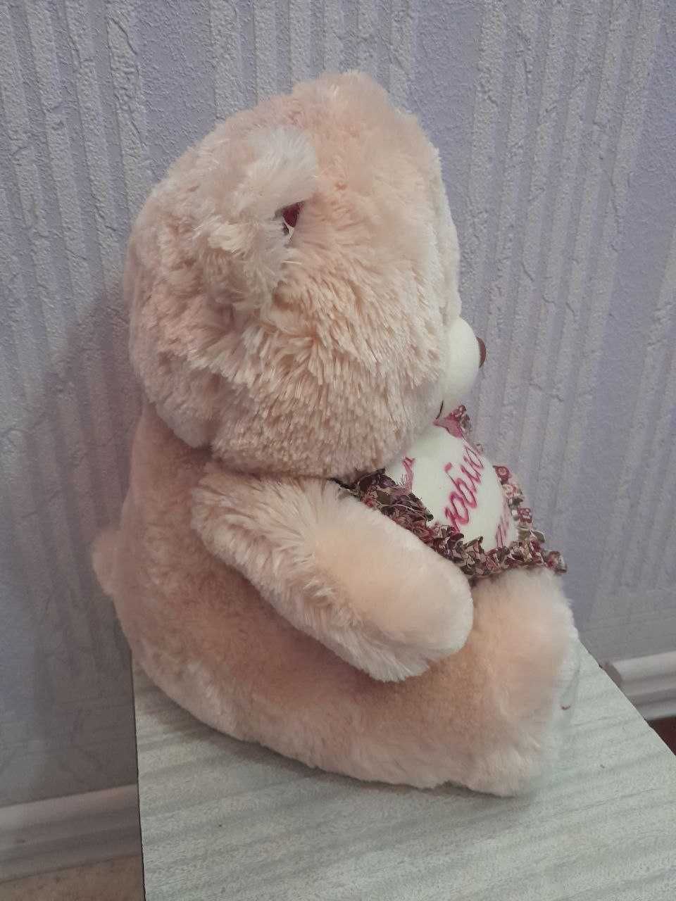 Мягкая игрушка Мишка с валентинкой "Я тебя люблю" 43 см