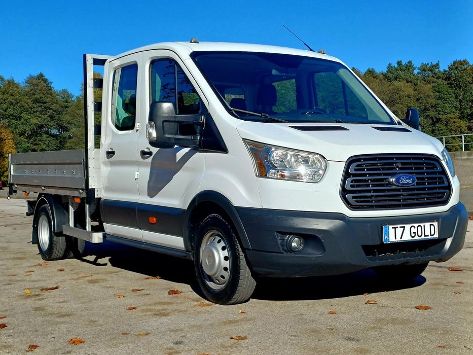 Ford Transit  Polski Salon I Właściciel Doka Brygadówka 7-mio Osobowy Hak Vat 23%