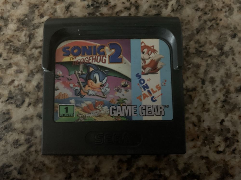 Consola Sega Game Gear + jogo Sonic