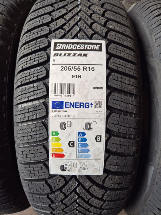 Зима шина Bridgestone Blizzak 6 205/55 R16 91H