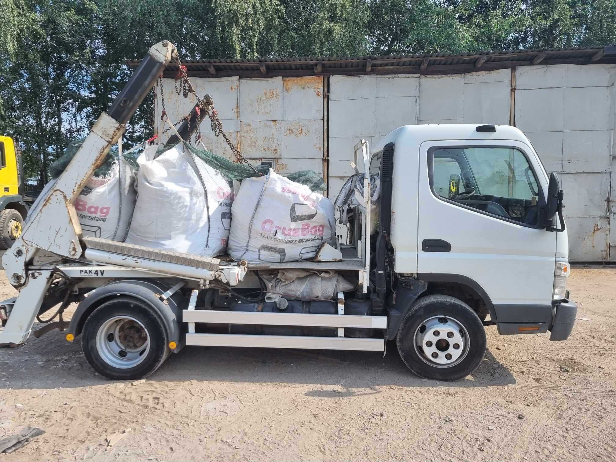 Worki BIG BAG na gruz, odpady remontowe, worek bag, wąskie bramy