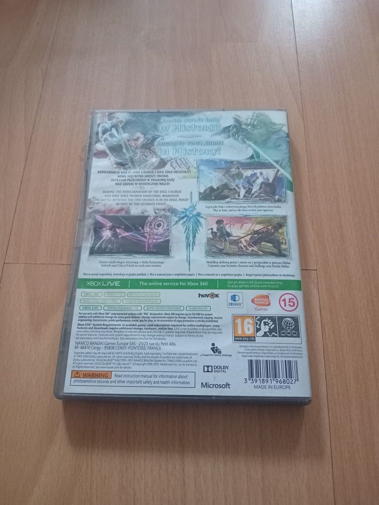 Gra soulcalibur IV xbox 360