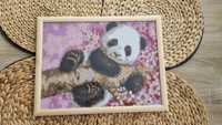 Obraz Panda - gotowy haft diamentowy 39x29cm