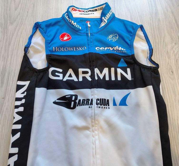 Kamizelka Kolarska Castelli Garmin Sharp F.Wegmann Na Rower Szosowy