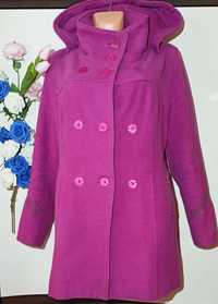 Różowy damski Płaszcz na zimę 42 - 44 (XL - 2 XL)