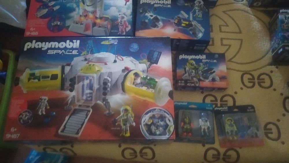Playmobil space 7 sets novos e selados