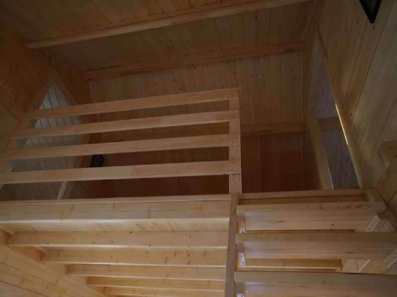 Domek drewniany Gabi 5x7 35m bal 44mm letniskowy