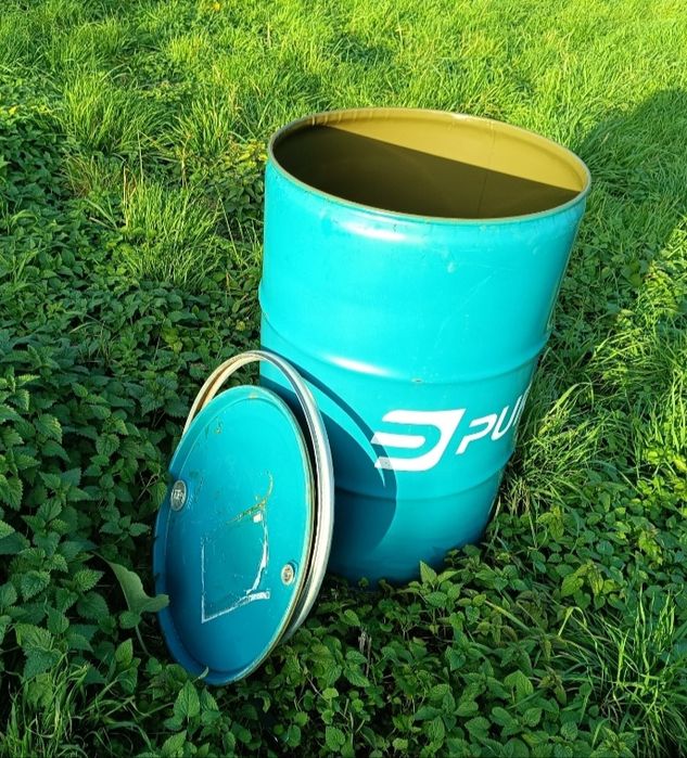 Beczka metalowa 200 litrów