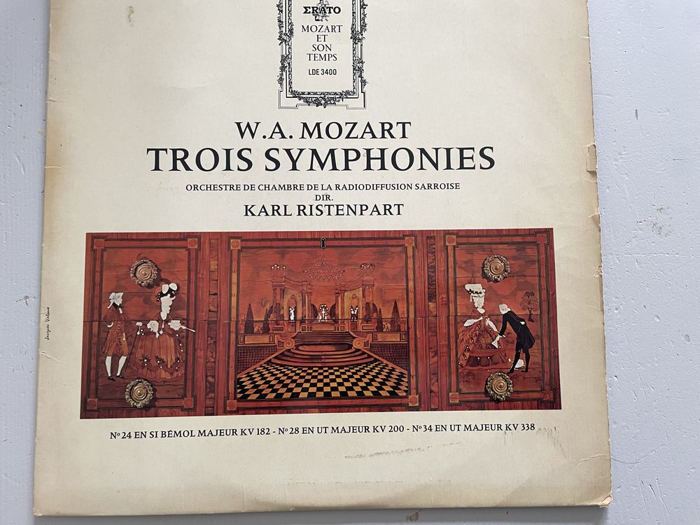 Mozart Trzy Symfonie Francja