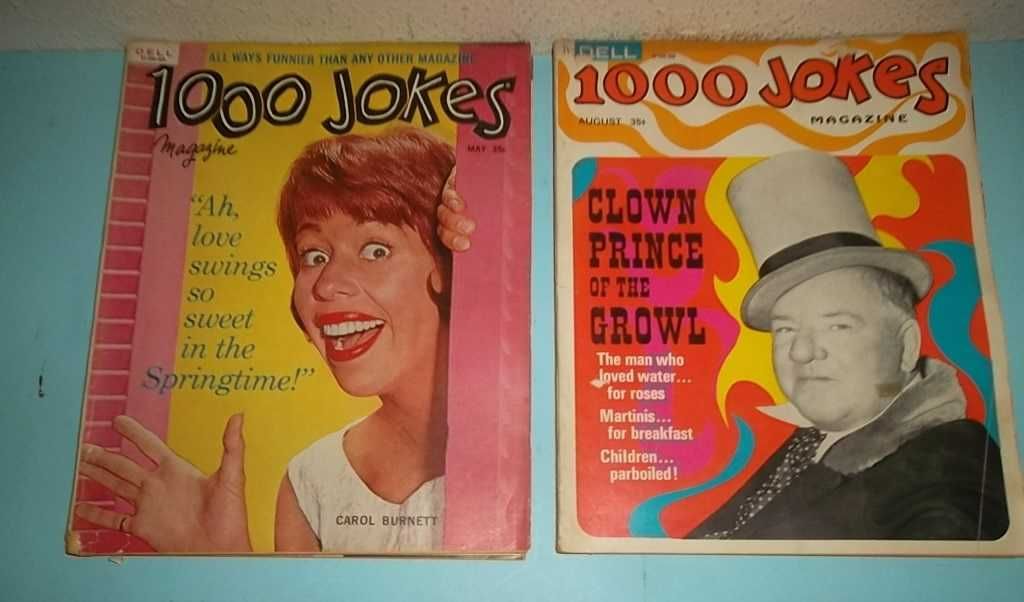 1000 JOKES Magazine - DELL - Vintage comics 1963