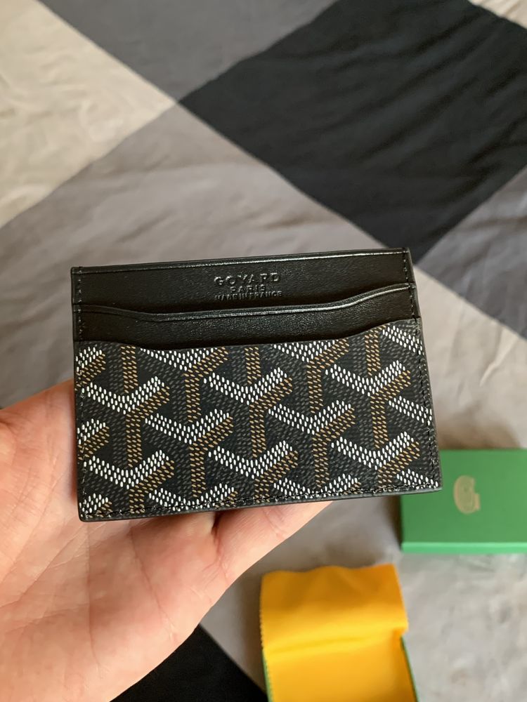 Cardholder carteira nova Goyard com a caixa