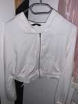 Bluza Cropp top z kapturem rozpinana na zamek
