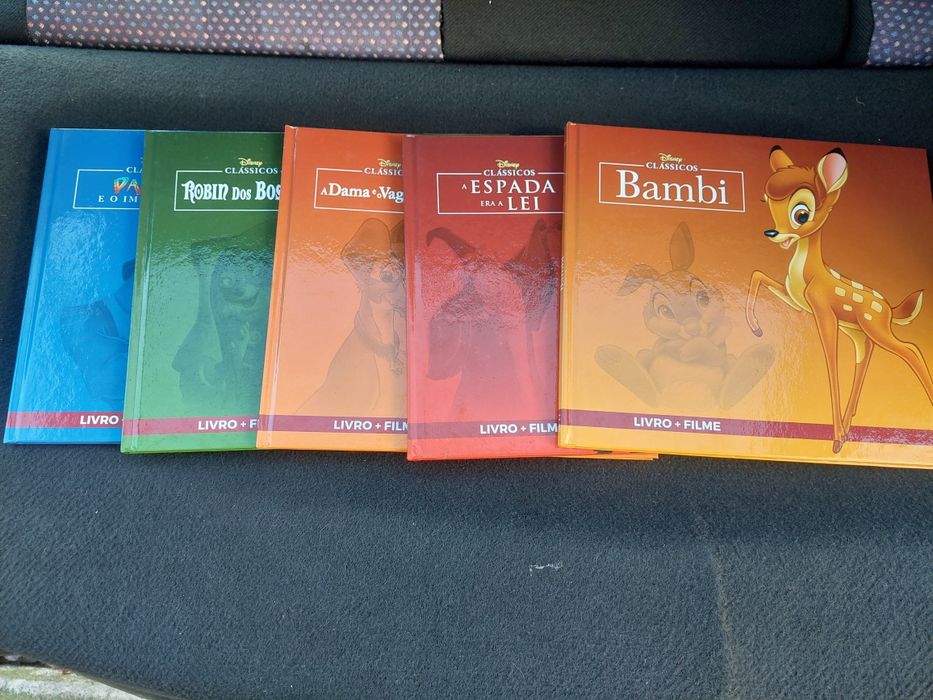 Colecção Disney Livros com respectivos DVDS