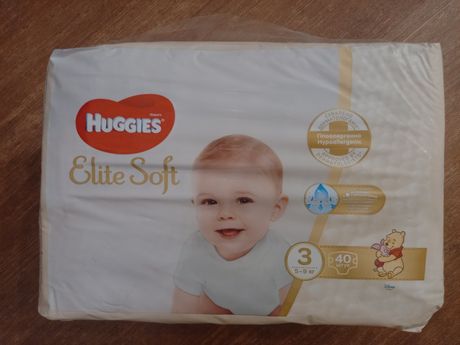 Памперси Huggies elite soft 3